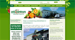 Desktop Screenshot of ovocentrum.cz